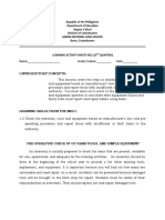 Republic of The Philippines Department of Education Region V-Bicol Division of Catanduanes Agban National High School Baras, Catanduanes