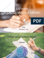 Latihan Menulis Makala Ilmiah