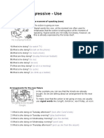 Present Continuous - Use and Exercises