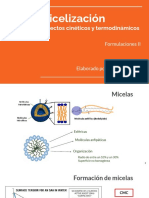 Micelización. Aspectos Cinéticos y Termodinámicos