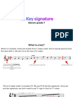 Key Signature: Abrsm Grade 1