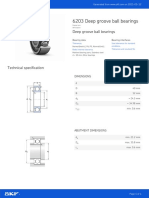 6203 Deep Groove Ball Bearings - 20210512