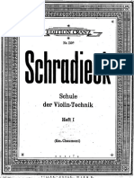 Schradieck Schule Der Violin I