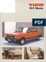 Zastava - Yugo 101 Skala - Brošura