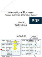 International Business: Foreign Exchange & Monetary System