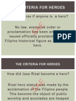 The Criteria For Heroes 1