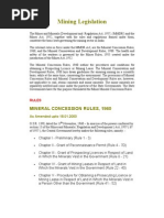 Mineral Concession Rules 1960