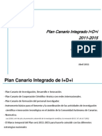 Esquema Del Borrador Plan Canario de I+D+i 2011-2015