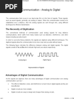 Digital Communication - Analog To Digital