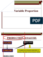 Law of Variable Proportion