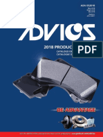ADVICS Brake Pads Catalog 2018