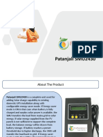 Configure solar charging and energy saving with Patanjali SMU2430