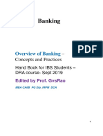 Banking-Concepts & Practices - 150-Edited by Prof. Gvs Rao