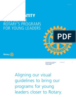 Visual Identity Guidelines:: Rotary'S Programs For Young Leaders
