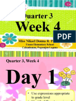 Quarter 3, Week 4 English Inkay - Peralta
