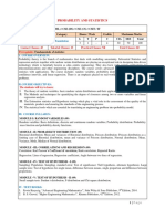 Probability and Statistics: Foundation