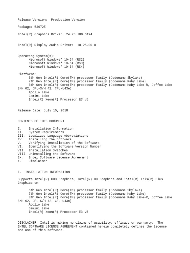 Installation Readme | PDF | Installation (Computer Programs) | Copyright