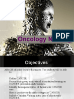 Oncology Nursing Responsibilities and Cancer Pathophysiology