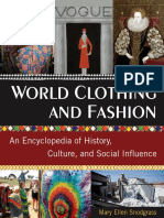 Orld Lothing Ashion: An Encyclopedia of History, Culture, and Social Influence
