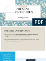 Apresentação PPT Present Continuous