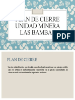 PLAN DE CIERRE UNIDAD MINERA LAS BAMBAS