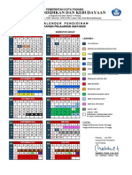 Kalender Pendidikan 2021 - 2022 Ok