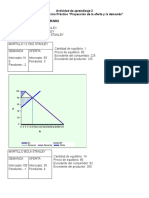 Actividad de Aprendizaje 3 Evidencia 5: Ejercicio Práctico "Proyección de La Oferta y La Demanda" Proyeccion Oferta Y Demanda