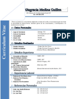 Curriculum de Yaskara Altagracia Medina Guillen