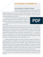 Ensayo Operaciones de Desgaste en Las Batallas de Venezuela