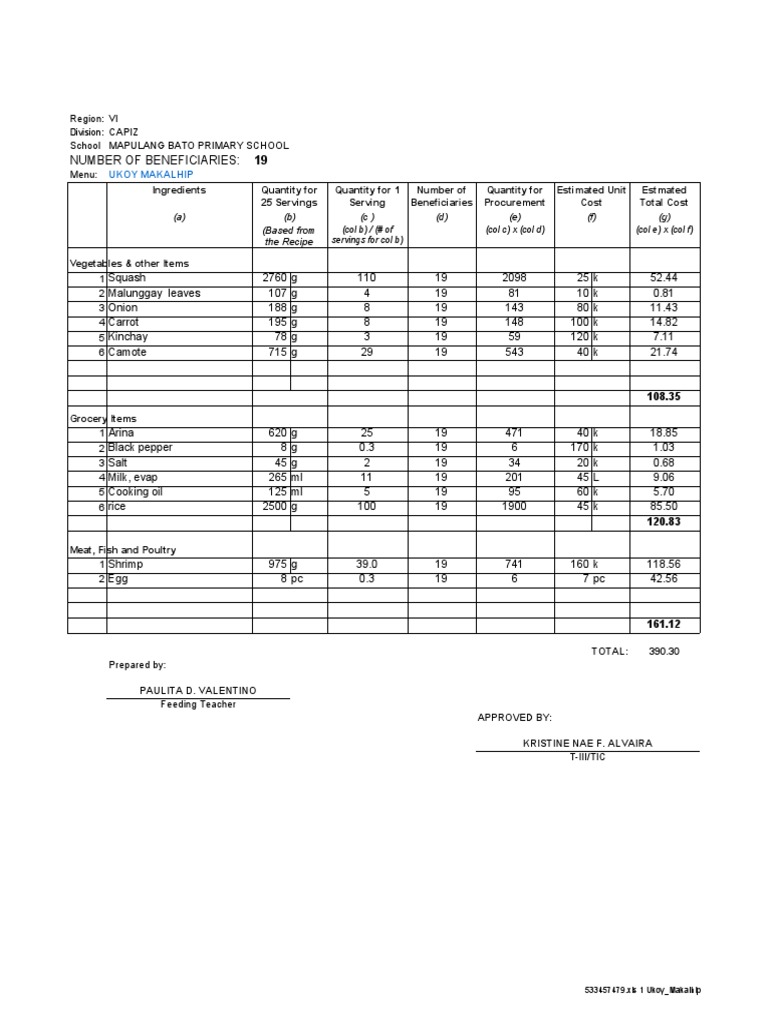 Market Form 42 | PDF | Cooking | Garlic
