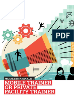 Mobile Trainer or Private Facility Trainer: Marketing Checklist