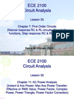 ECE 2100 LSN 33 1st Order Circuits 1