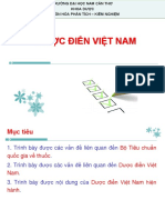 bài giảng duoc dien Việt Nam - Đại học Nam Cần Thơ - bộ môn kiểm nghiệm
