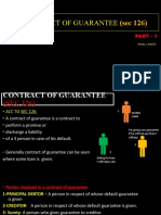 Contract of Guarantee (Sec 126)