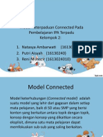 Model Keterpaduan Connected Pada Pembelajaran IPA Terpadu