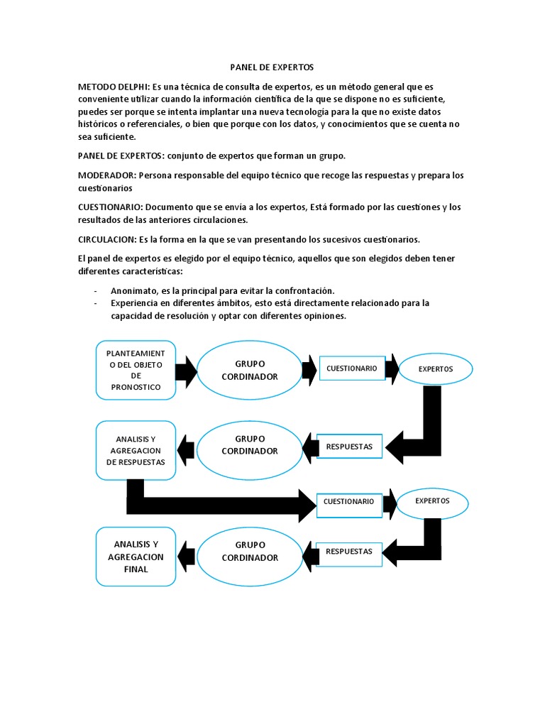 Panel De Expertos Y Matrices Pdf Matriz Matemáticas Cuestionario