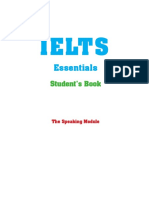 Ielts Essentials - Speaking Skills - 25.05.2019