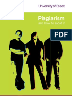 Plagiarism and How to Avoid It 2009