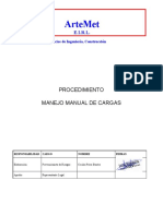 Procedimiento Manejo Manual de Materiales