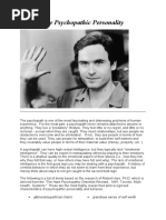 Download The Psychopathic Personality Sociopathy by Dr Celeste Fabrie SN51702819 doc pdf
