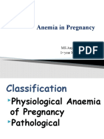 Anemia in Pregnancy: Presented By: MS - Anjali N. Prajapati 1 Year M.Sc. Nursing