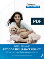 Bajaj Allianz Pet Dog Insurance Brochure