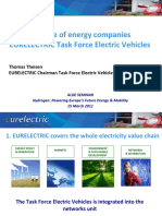 The Role of Energy Companies EURELECTRIC Task Force Electric Vehicles