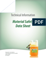 XFT Material Safety Data Sheet MSDS