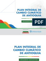 Plan Integral de Cambio Clmático