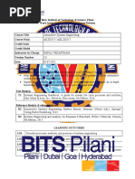 Bits Pilani Course Handout Ael