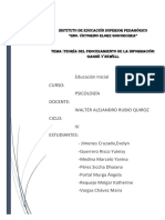 Procesamiento de La Información (NEWELL Y GAGNÉ)