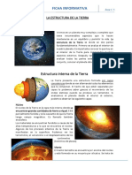 Ficha Informativa: Estructura Interna de La Tierra