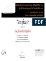 Capp Certificate