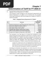 Chapter 7 PSPCL Tariff Order FY 2020-21